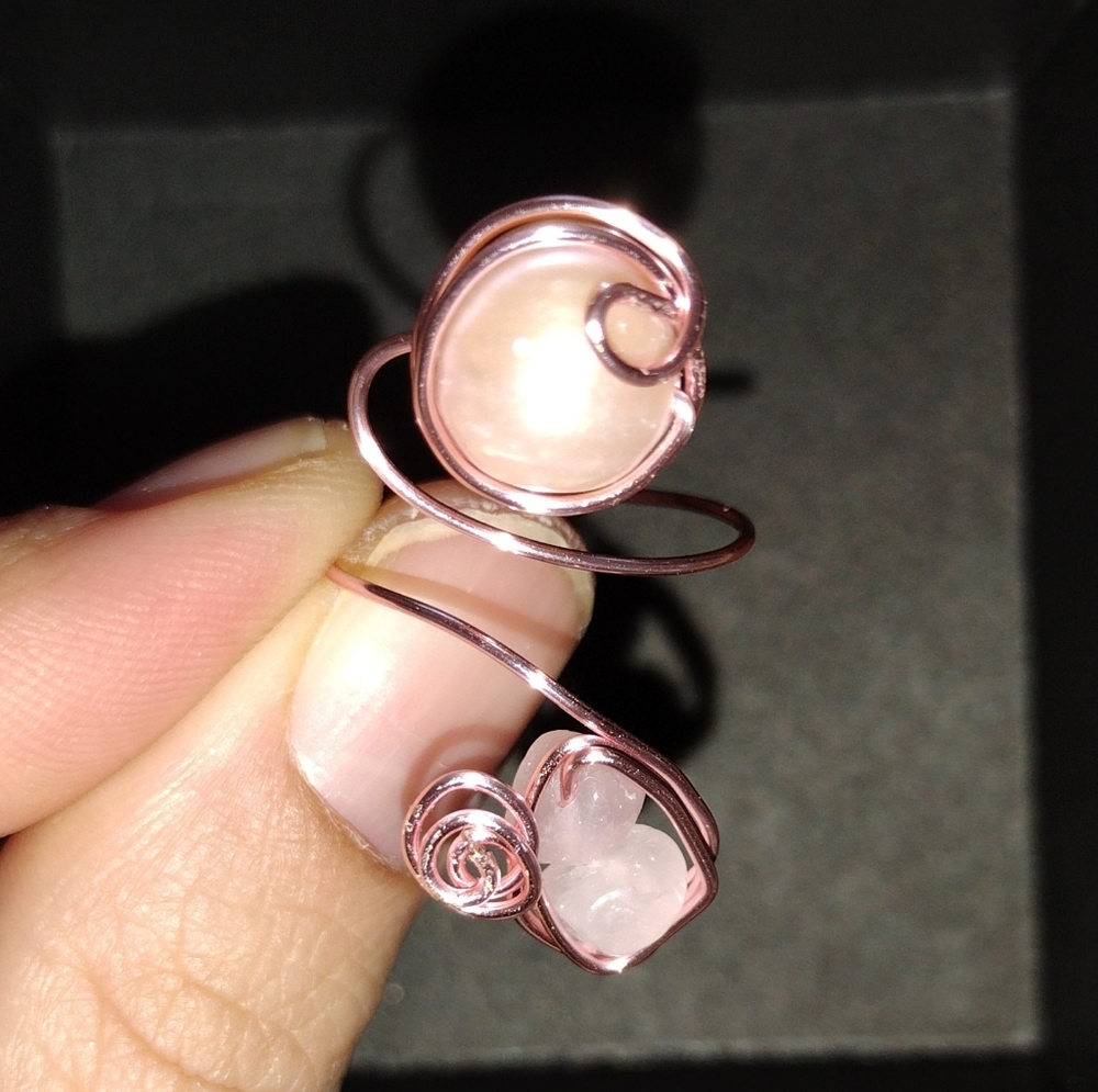 Wire wrapped ring